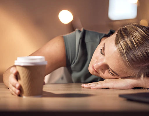 You crash hard in the afternoon and reach for coffee or sugar just to function.